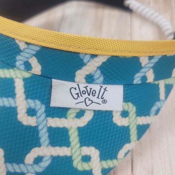 Glove It Blue Green Visor with Coil Closure Tennis Golf - Picture 6 of 6